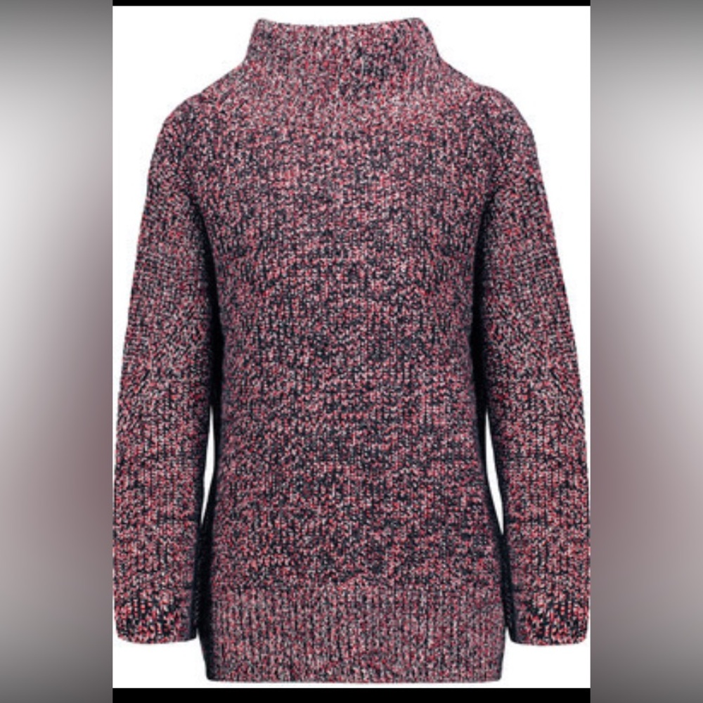Rag & Bone Marled Knit Sweater - Pink and Black